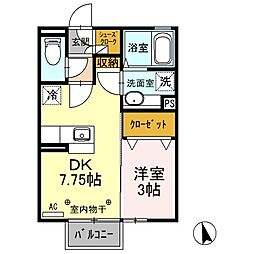 間取図画像 1DK