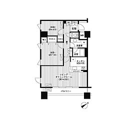 ＬＯＯＰ−Ｍ 4階2LDKの間取り