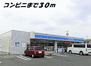 【コンビニエンスストア】ローソンまで30ｍ