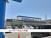 【スーパー】スーパーマルハチまで650ｍ