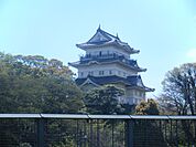 小田原城まで500ｍ