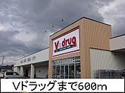 【ドラッグストア】Ｖドラッグまで600ｍ