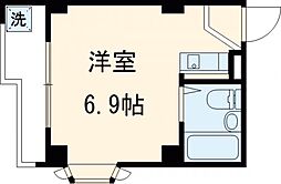 のんびりハウスその2 3階ワンルームの間取り
