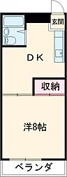 間取図画像 1K