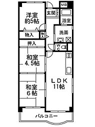 間取図画像 3LDK