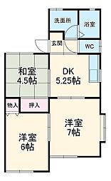 間取図画像 3DK