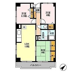 間取図画像 3LDK