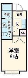間取図画像 1K