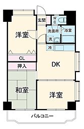 間取図画像 3DK
