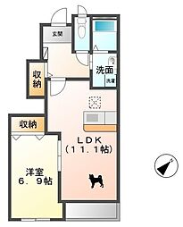 間取図画像 1LDK