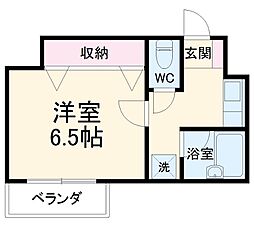 間取図画像 1K