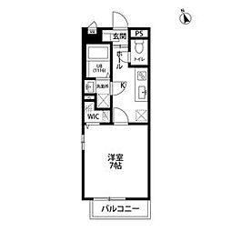 名古屋市営名港線 日比野駅 徒歩18分の賃貸アパート 1階1Kの間取り