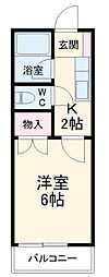 間取図画像 1K