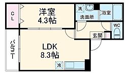 間取図画像 1LDK