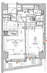 セジョリ桜台駅前 10階1LDKの間取り