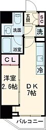 都営大江戸線 新御徒町駅 徒歩4分の賃貸マンション 9階1DKの間取り