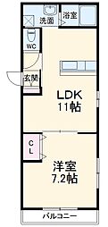 間取図画像 1LDK