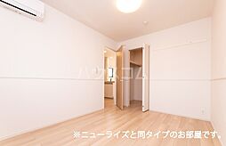 JR常磐線 友部駅 バス3分 大沢下車 徒歩6分の賃貸アパート 2階2LDKのリビング/ダイニング