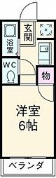 アパートメントハウス戸祭 1Kの間取図画像