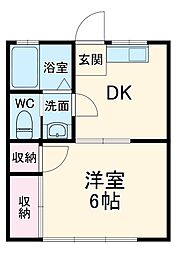 間取図画像 1DK