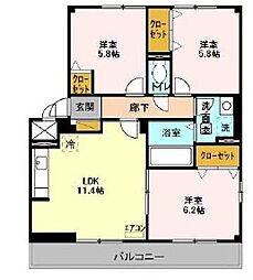 間取図画像 3LDK