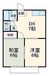 間取図画像 2DK