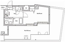 ＡＲＴＥＳＳＩＭＯ　ＬＩＮＫ　ＦＩＯＲＥ 5階1Kの間取り