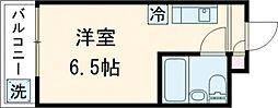 メゾン・ド・エスカル 301 3階ワンルームの間取り