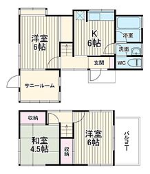 こもれ陽とサニーテラス 1階3DKの間取り
