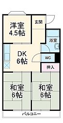 間取図画像 3DK