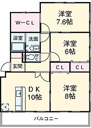 間取図画像 3LDK