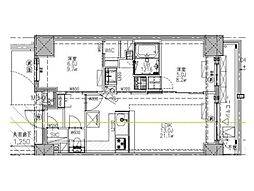 Ｓ−ＲＥＳＩＤＥＮＣＥ王子Ｎｏｒｄ 11階2LDKの間取り