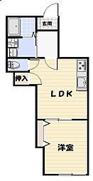 Like亥鼻 1LDKの間取図画像