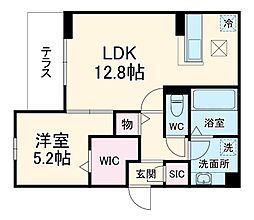 名古屋市営桜通線 吹上駅 徒歩8分の賃貸アパート 2階1LDKの間取り
