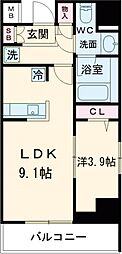 東武伊勢崎線 東向島駅 徒歩8分の賃貸マンション 5階1LDKの間取り