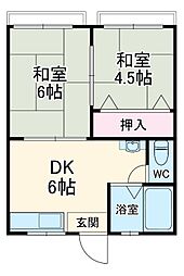 ハイツ若竹 2階