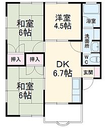 間取図画像 3DK