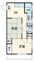 間取図画像 2DK