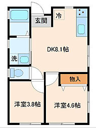 榎戸駅 7.6万円