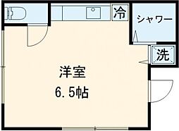 東急多摩川線 武蔵新田駅 徒歩6分の賃貸マンション 3階1Kの間取り