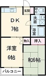 間取図画像 2DK