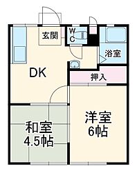 間取図画像 2DK