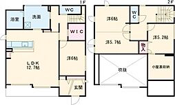 下古山三丁目戸建貸家 1階3LDKの間取り