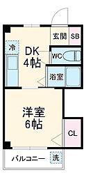間取図画像 1DK