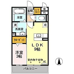 間取図画像 1LDK