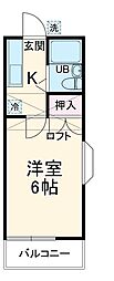 間取図画像 1K