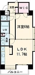 オザレア葛西1 1LDKの間取図画像