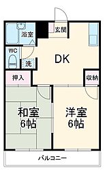 間取図画像 2DK