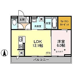 間取図画像 1LDK