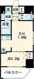 間取図画像 1DK